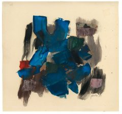 Fritz Winter, Komposition mit dominierendem Blau