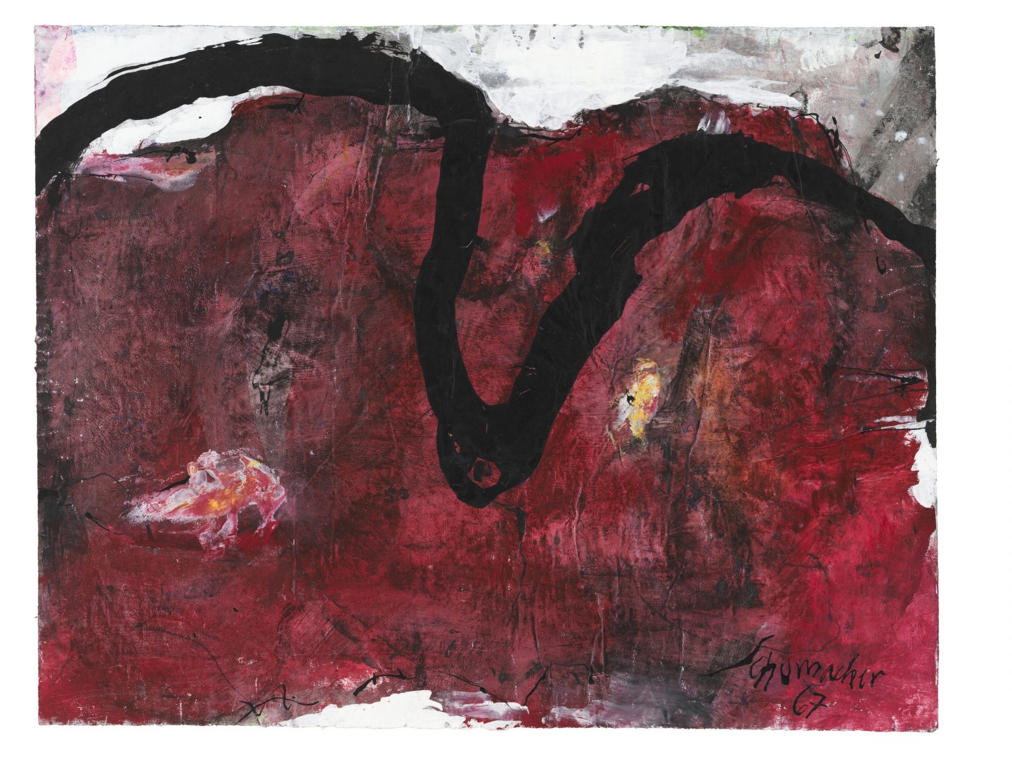 Emil Schumacher, G4/1967, 1967 · Galerie Ludorff