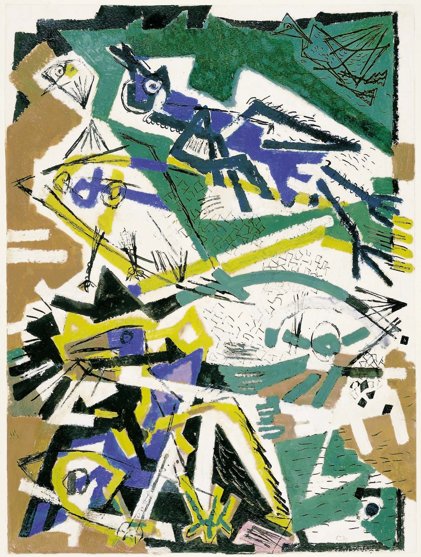 Meistermann, Ohne Titel, 1989 · Galerie Ludorff