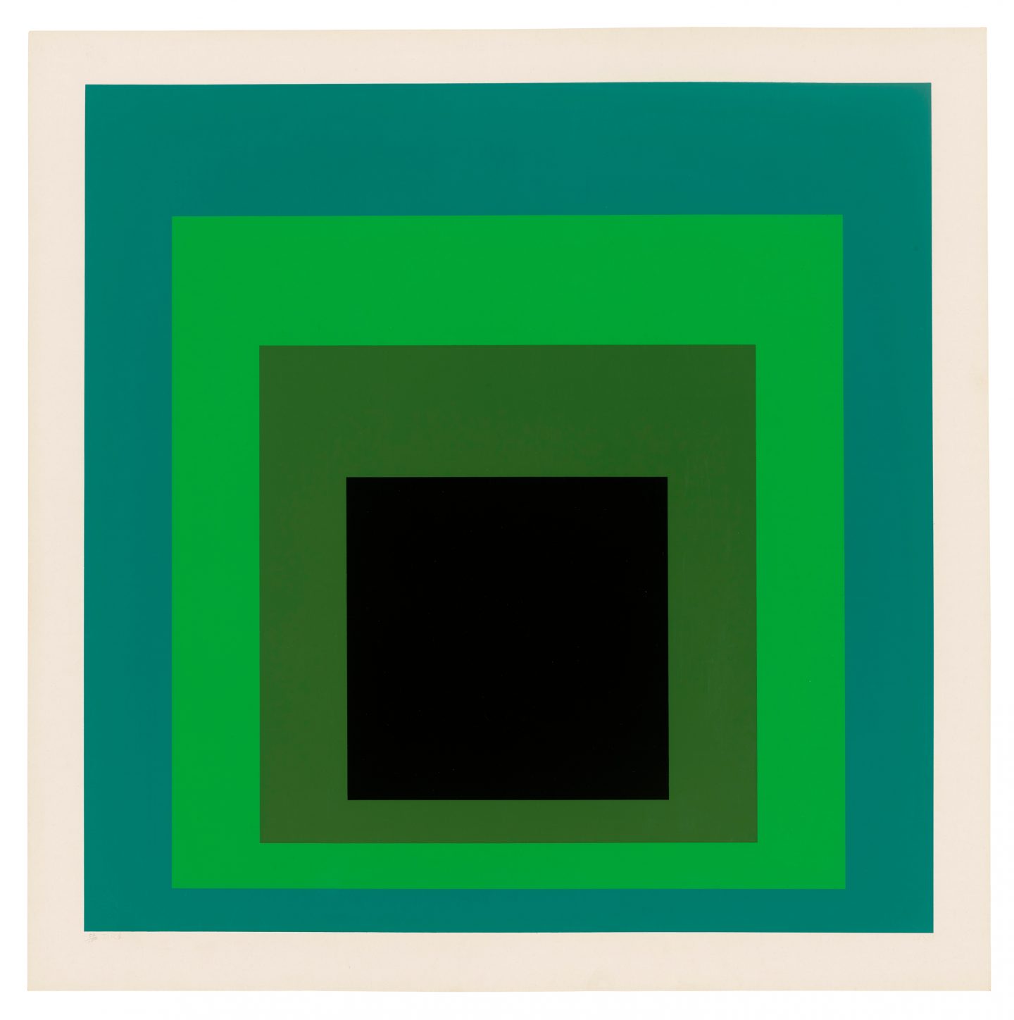 Josef Albers, Hommage au Carré, 1965 · Galerie Ludorff