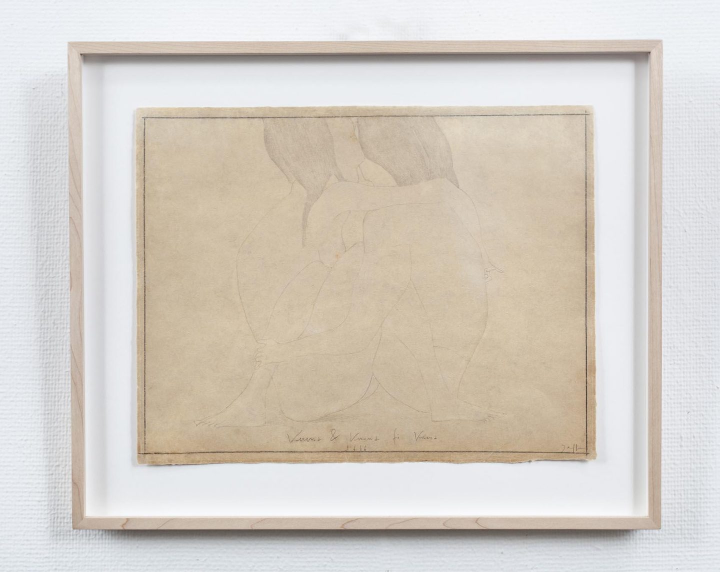 Lithographie Originale Horst Janssen - "pour Verena" - 1969 - Signée à La Main - Œuvre D'Art