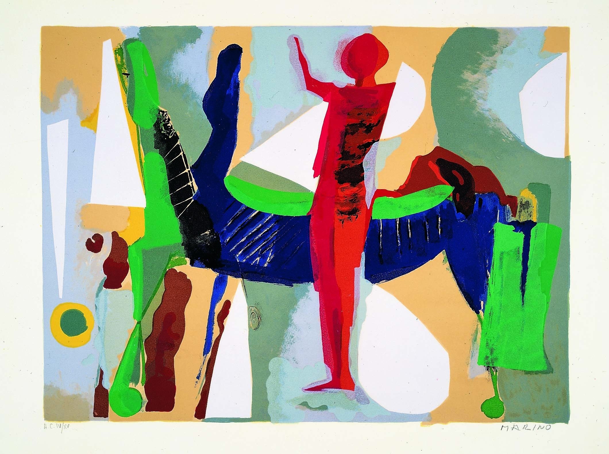 Marino Marini、scomposizione、希少画集画 Artworks by Marino Marini · Gallery Ludorff