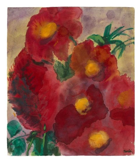 Emil Nolde, Rote Blüten, 1930er · Gallery Ludorff