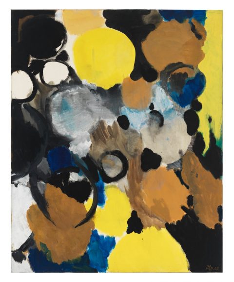 Ernst Wilhelm Nay, Dominant Gelb, 1959 · Gallery Ludorff