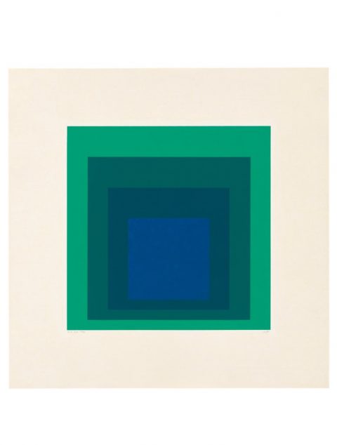 Josef Albers, Homage to the Square Edition Keller Ia, 1970 · Galerie