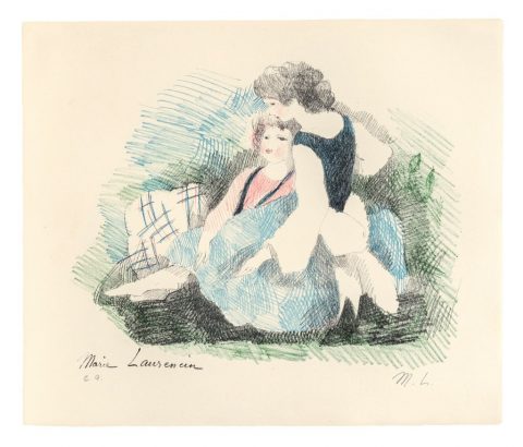 Marie Laurencin, Alice im Wunderland (Le sommeil d'Alice), 1930