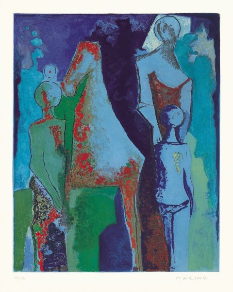 Marino Marini, Marino from Shakespeare I/IV, 1977 · Gallery Ludorff