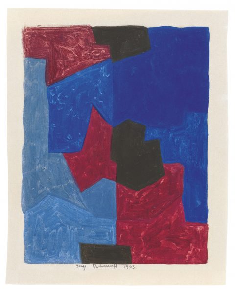 Serge Poliakoff, Composition abstraite, 1963 · Gallery Ludorff