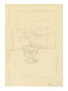 Alberto Giacometti, Pommes dans un compotier à Stampa