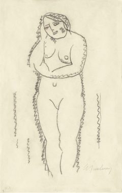 Alexej von Jawlensky, Stehende mit Hand am Kopf