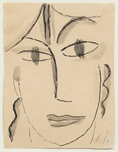 Alexej von Jawlensky, Weiblicher Kopf mit offenen Augen