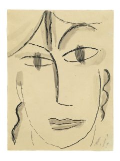 Alexej von Jawlensky, Weiblicher Kopf mit offenen Augen