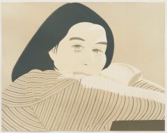 Alex Katz, Striped Jacket
