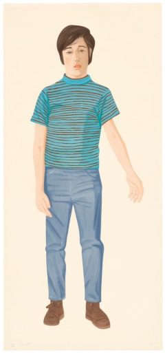 Alex Katz, The Striped Shirt