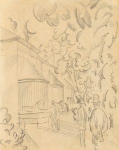 August Macke, Am Raubtierhaus im Zoo