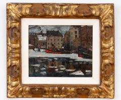 Albert Marquet, Schiffe im Hafen im Winter