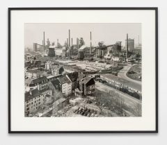 Bernd & Hilla Becher, Blast Furnace Plant, Duisburg-Bruckhausen / Ruhr, G (view from outside)
