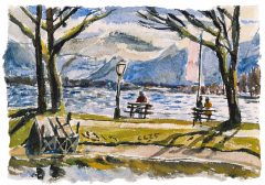 Christopher Lehmpfuhl, Vorfrühling am Chiemsee