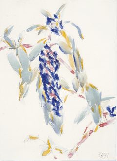 Christian Rohlfs, Blaue Blüten