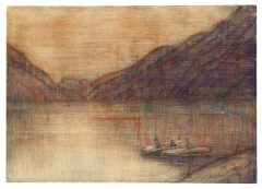 Christian Rohlfs, Boot auf dem Lago Maggiore