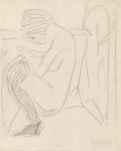 Erich Heckel, Sitzender Akt
