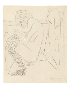 Erich Heckel, Sitzender Akt