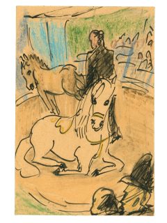 Erich Heckel, Zirkuspferde und Dompteur