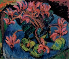 Ernst Ludwig Kirchner, Alpenveilchen zu Weihnachten