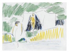 Ernst Ludwig Kirchner, Zwei am Zelt (Am Ufer)