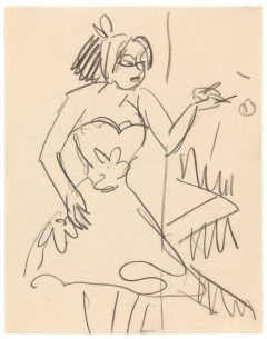 Ernst Ludwig Kirchner, Kleine Tänzerin - Kabarettistin