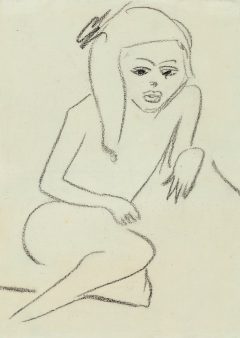 Ernst Ludwig Kirchner, Hockende Fränzi