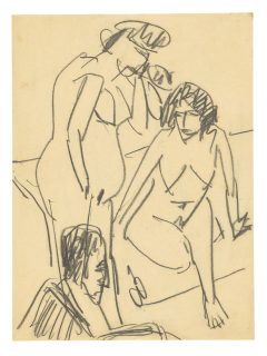 Ernst Ludwig Kirchner, Akte im Atelier