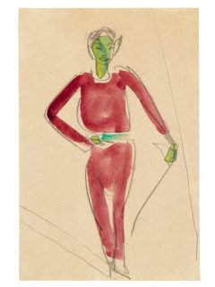 Ernst Ludwig Kirchner, Junge Skiläuferin