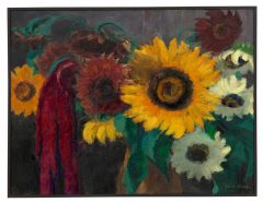 Emil Nolde, Sonnenblumen mit Fuchsschwanz