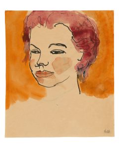Emil Nolde, Frauenkopf / Mädchenkopf