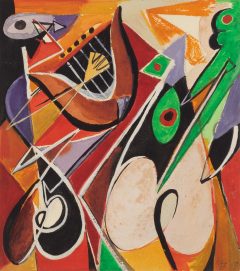 Ernst Wilhelm Nay, David und Bathseba