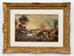Giorgio de Chirico, Cavalli presso un castello