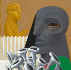 Horst Antes, Paar mit Blumen