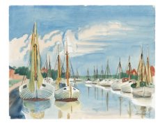 Hermann Max Pechstein, Kutter im Mühlengraben (Leba)