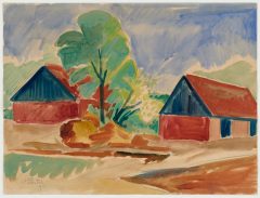 Hermann Max Pechstein, Rote Häuser