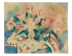 Hermann Max Pechstein, Tulpenstillleben