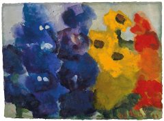 Klaus Fußmann, Rittersporn, Rudbeckia und Steppenfackel