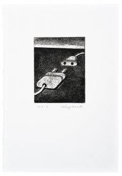 Konrad Klapheck, Begegnung (früher: Elektrostecker)