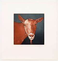 Karin Kneffel, Ohne Titel (Tierköpfe - Ziege)