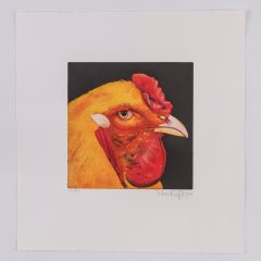 Karin Kneffel, Ohne Titel (Tierköpfe - Huhn)