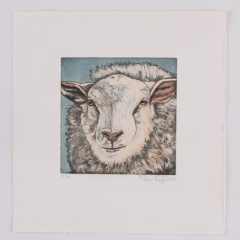 Karin Kneffel, Ohne Titel (Tierköpfe - Schaf)