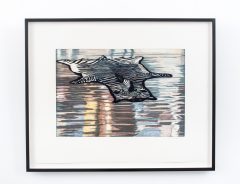 Karin Kneffel, Ohne Titel (Zebrafell)