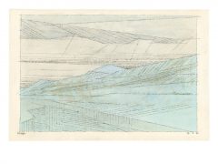 Lyonel Feininger, Dunes, Rain