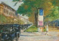Lesser Ury, Unter den Linden