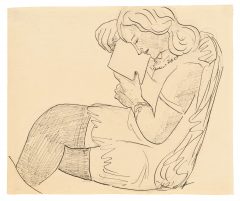 Max Beckmann, Lesendes Mädchen
